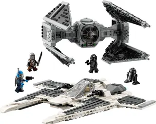Mandalorian Fang Fighter vs TIE Interceptor